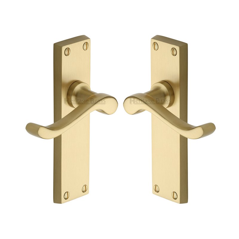 Bedford Door Handle on Plate - V803-SB