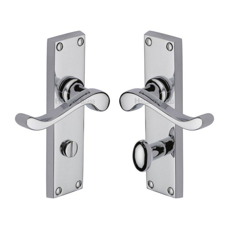 Bedford Door Handle on Plate - V815-PC