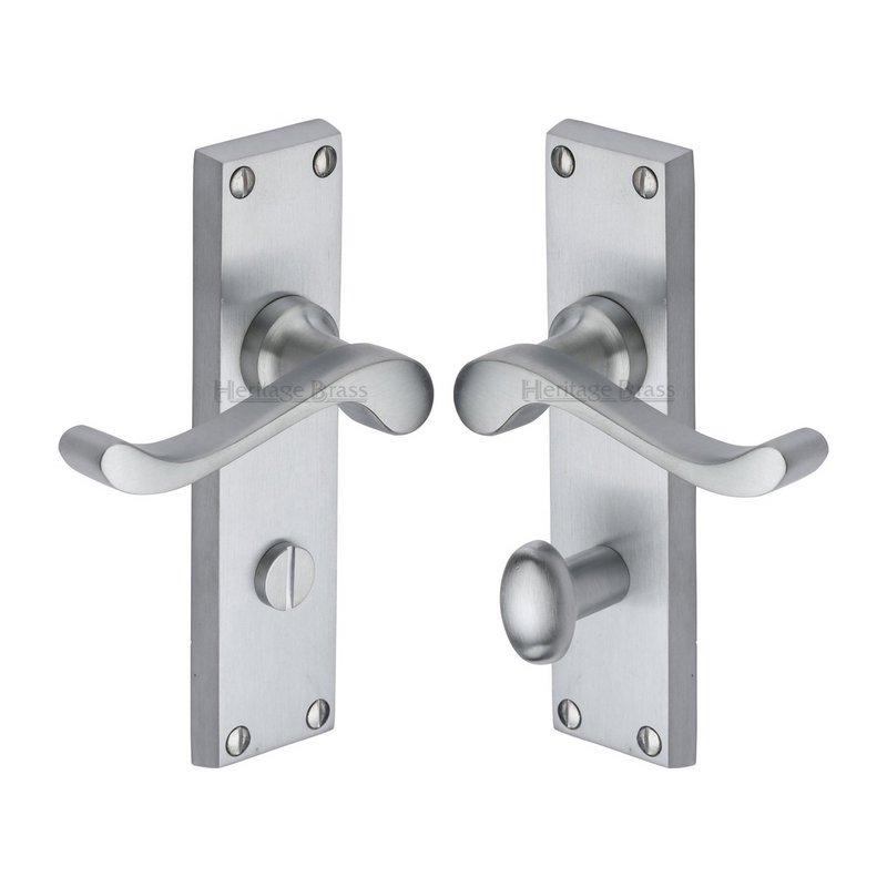 Bedford Door Handle on Plate - V815-SC