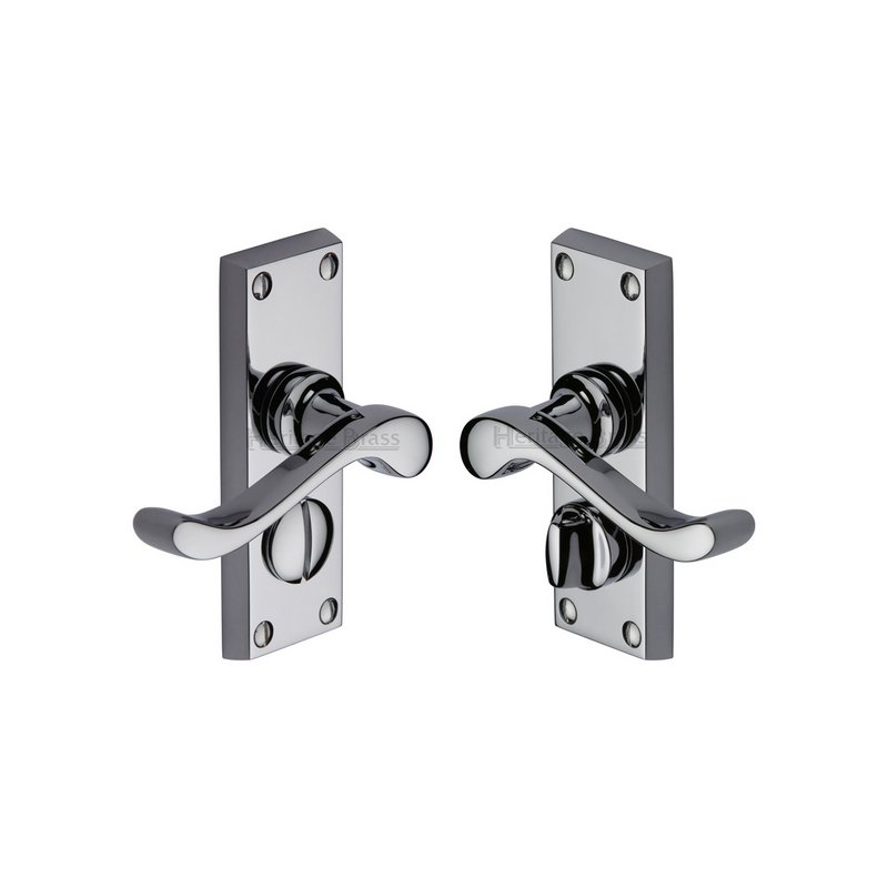 Bedford Short Door Handle on Plate - V825-PC