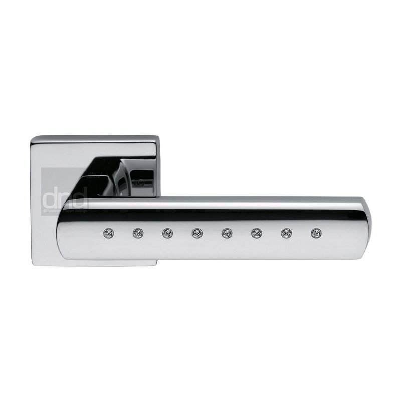 Vita Door Handle on Square Rose - VS18S-PC