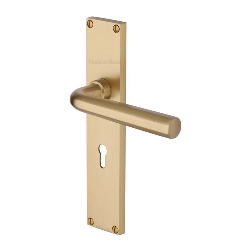 Octave Door Handle on 200mm Plate - VT5900-SB