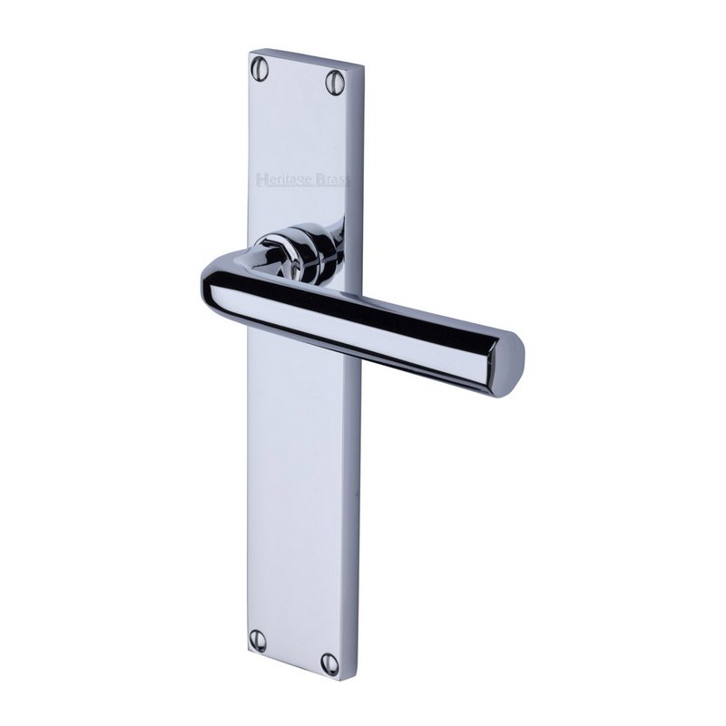 Octave Door Handle on 200mm Plate - VT5910-PC