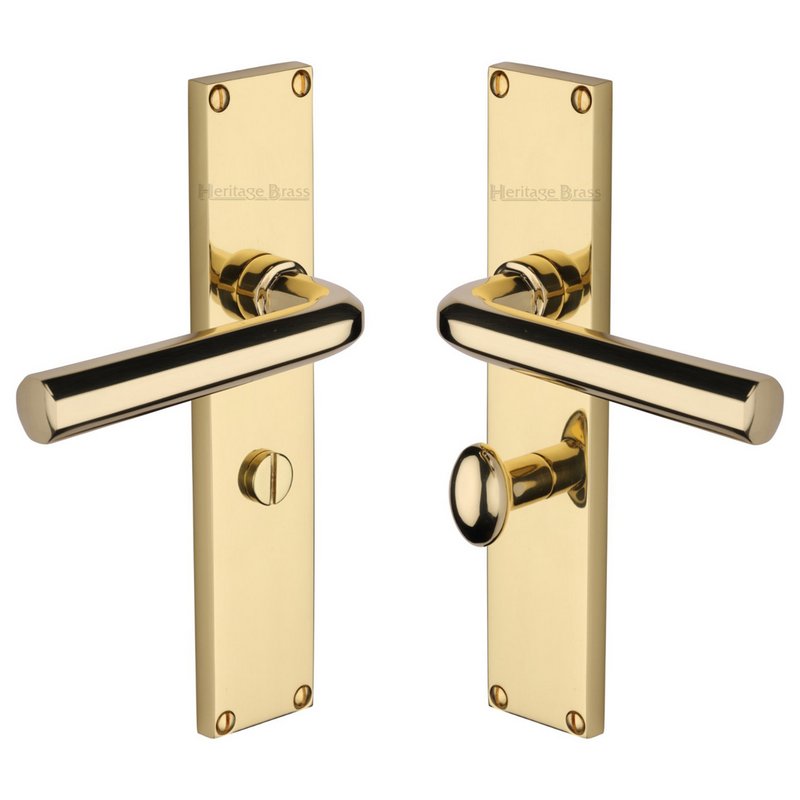 Octave Door Handle on 200mm Plate - VT5930-PB