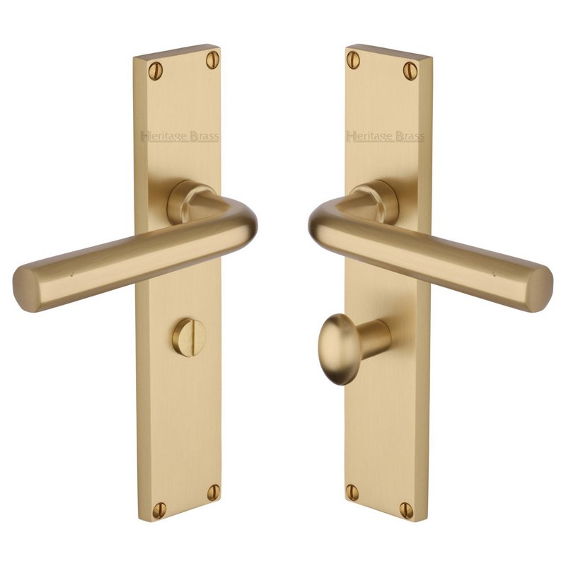 Octave Door Handle on 200mm Plate - VT5930-SB