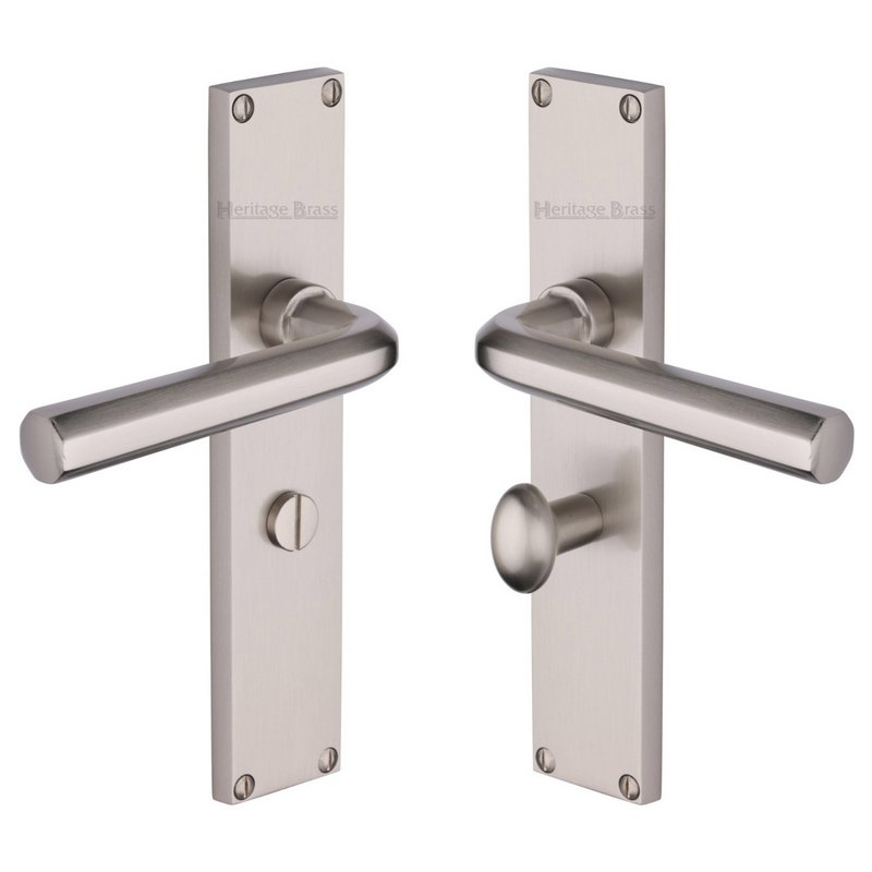 Octave Door Handle on 200mm Plate - VT5930-SN