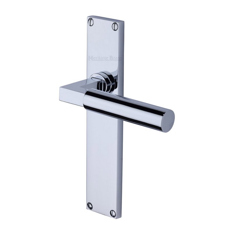 Bauhaus Door Handle on 200mm Plate - VT6310-PC