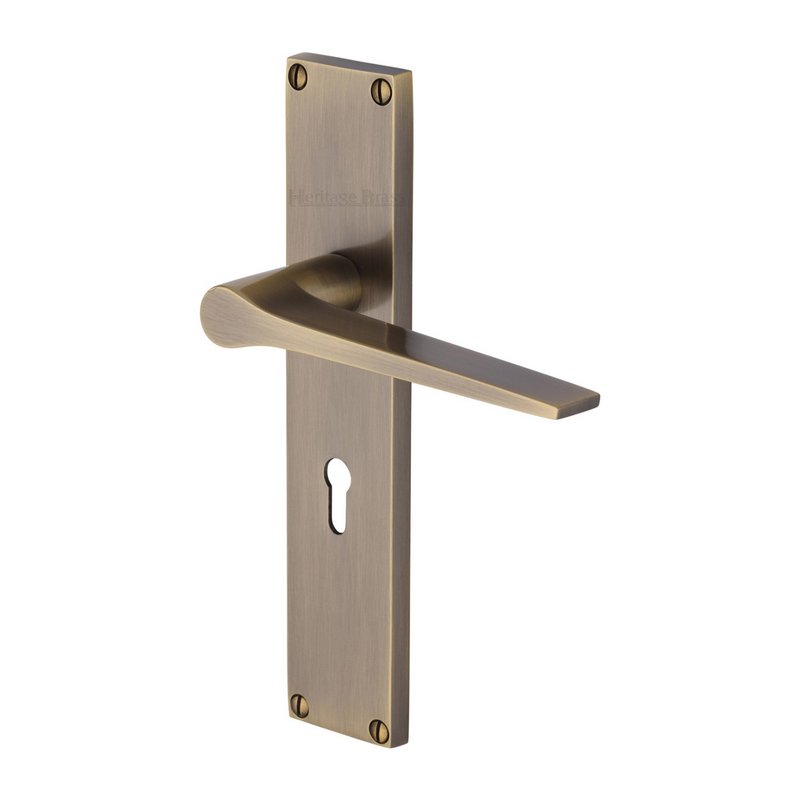Gio Door Handle on 200mm Plate - VT8100-AT