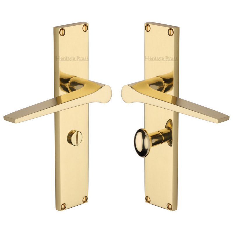 Gio Door Handle on 200mm Plate - VT8130-PB
