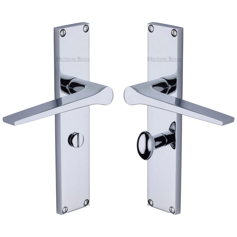 Gio Door Handle on 200mm Plate - VT8130-PC