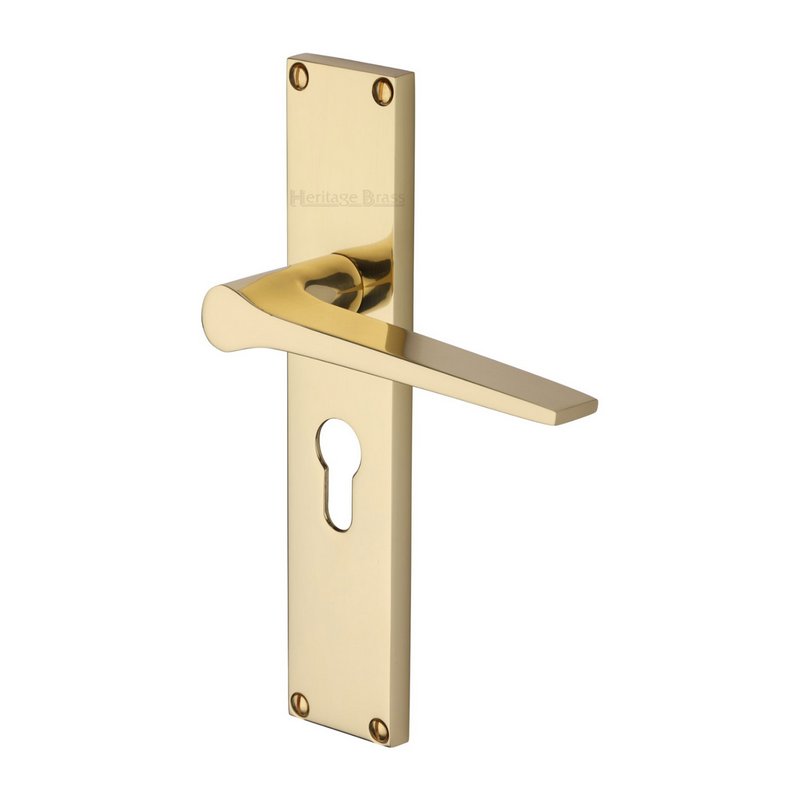 Gio Door Handle on 200mm Plate - VT8148-PB