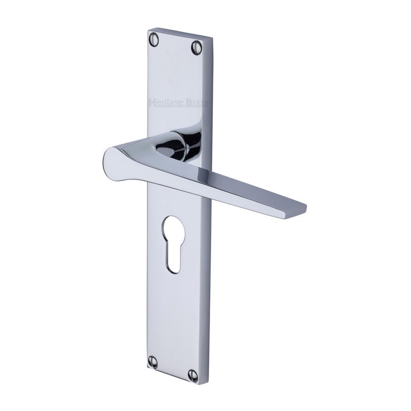 Gio Door Handle on 200mm Plate - VT8148-PC