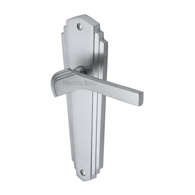 Waldorf Door Handle on Plate - WAL6510-SC
