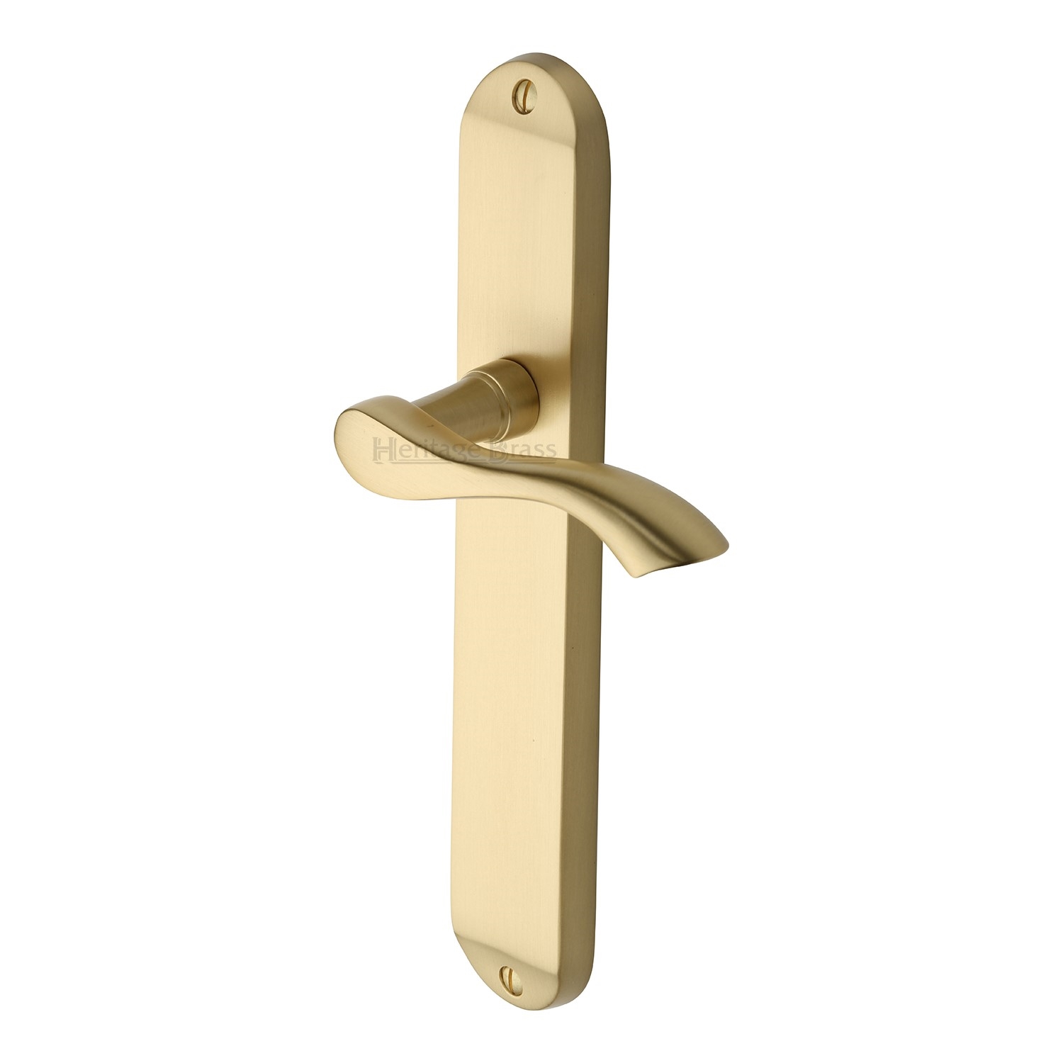 Algarve Long Door Handle on Plate - MM7210-SB