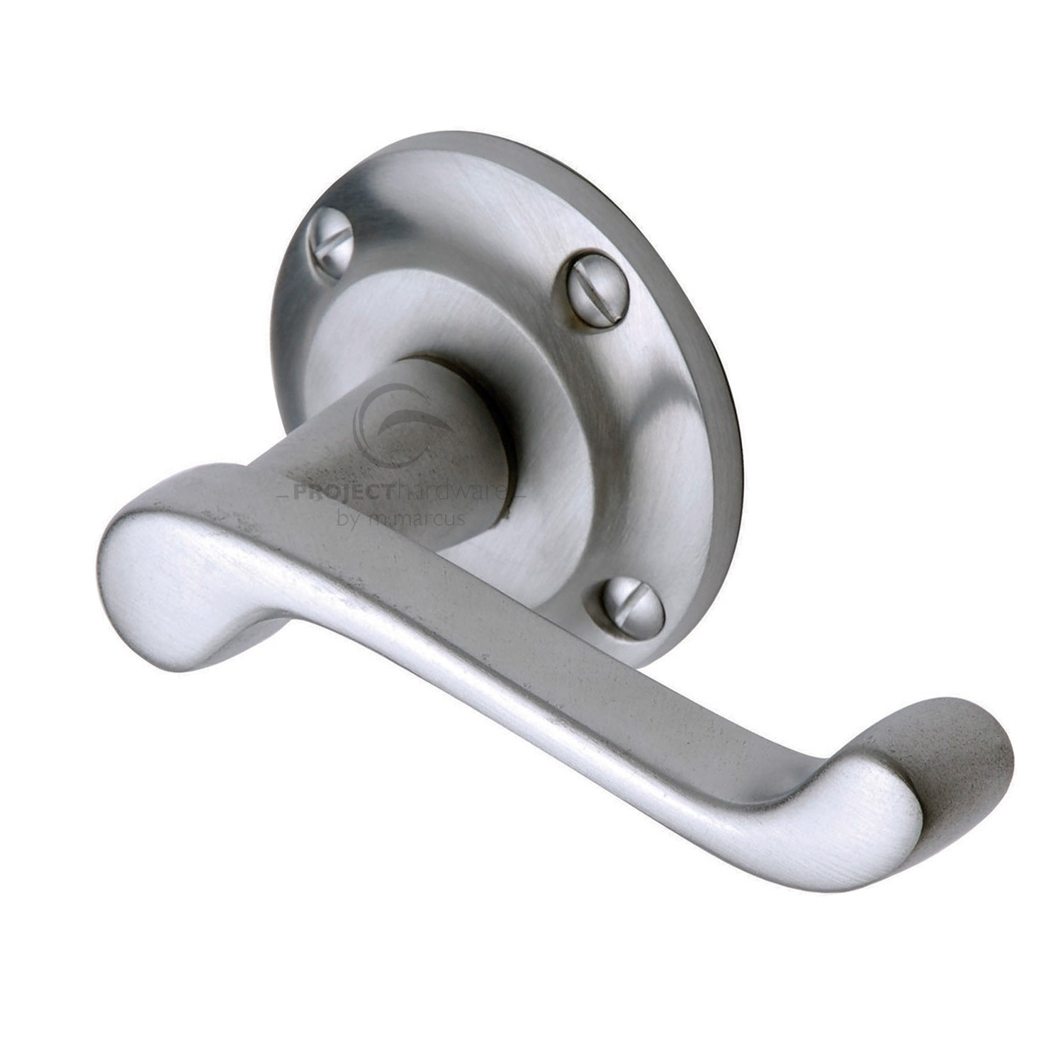 Malvern Door Handle on Round Rose - PR630-SC