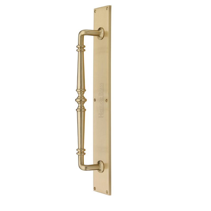 Avon Door Pull Handle on Plate - V1165-SB