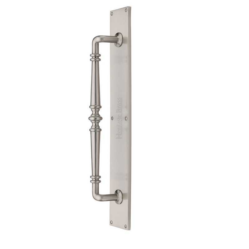 Avon Door Pull Handle on Plate - V1165-SN