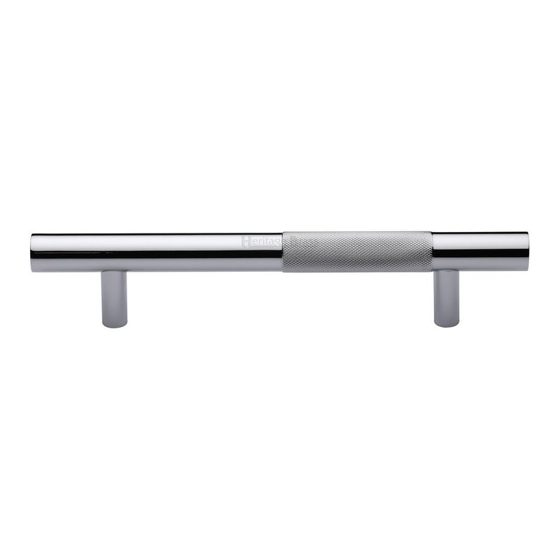 Knurled Bar Door Pull Handle - V1365 305-PC