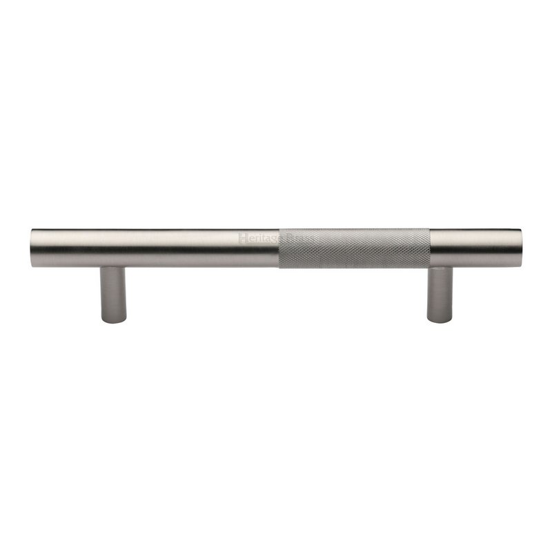 Knurled Bar Door Pull Handle - V1365 305-SN