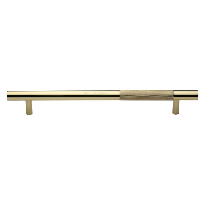 Knurled Bar Door Pull Handle - V1365 457-PB