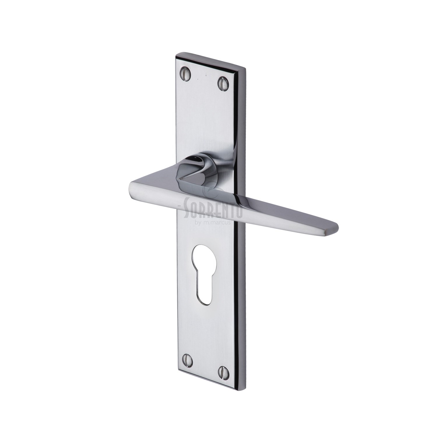 Swift Door Handle on Plate - SC-3448-AP