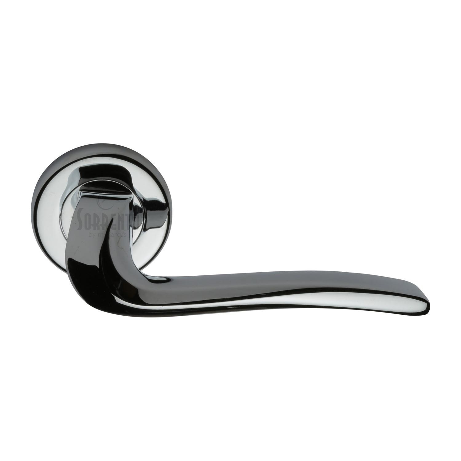 Capri Door Handle on Round Rose - SC-4262-PC