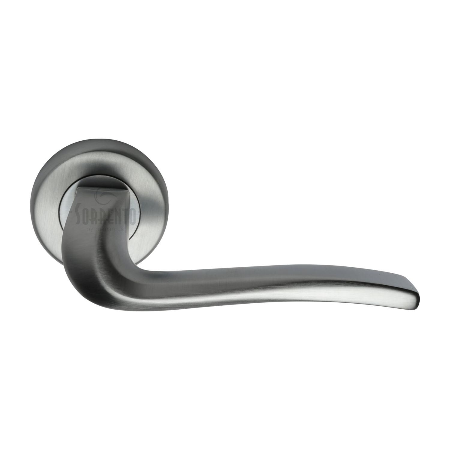 Capri Door Handle on Round Rose - SC-4262-SC
