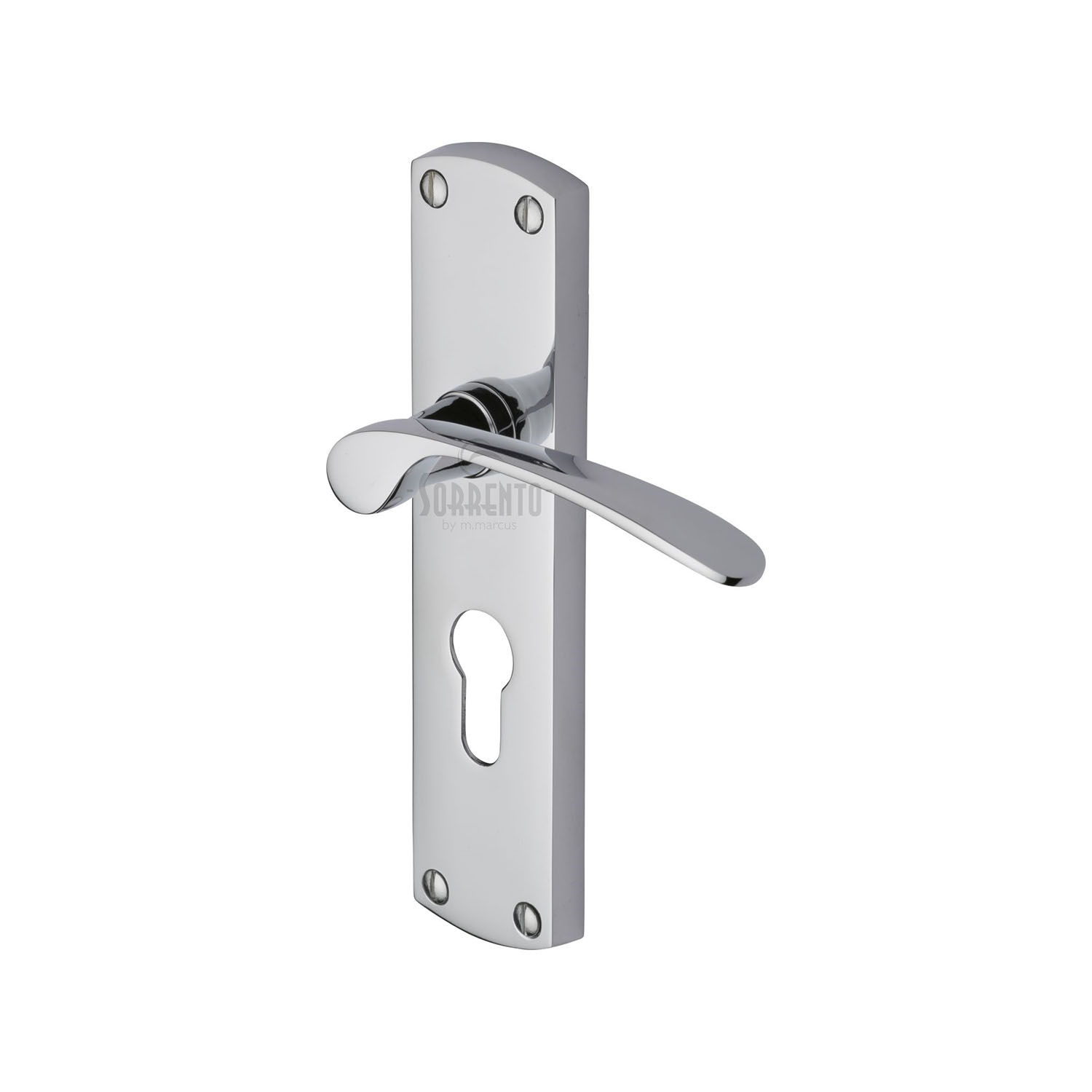 Sorrento Luca Door Handle on Plate - SC-448-PC