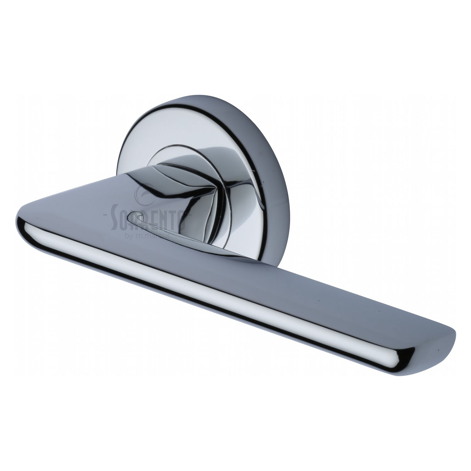 Trino Door Handle on Round Rose - SC-5352-PC