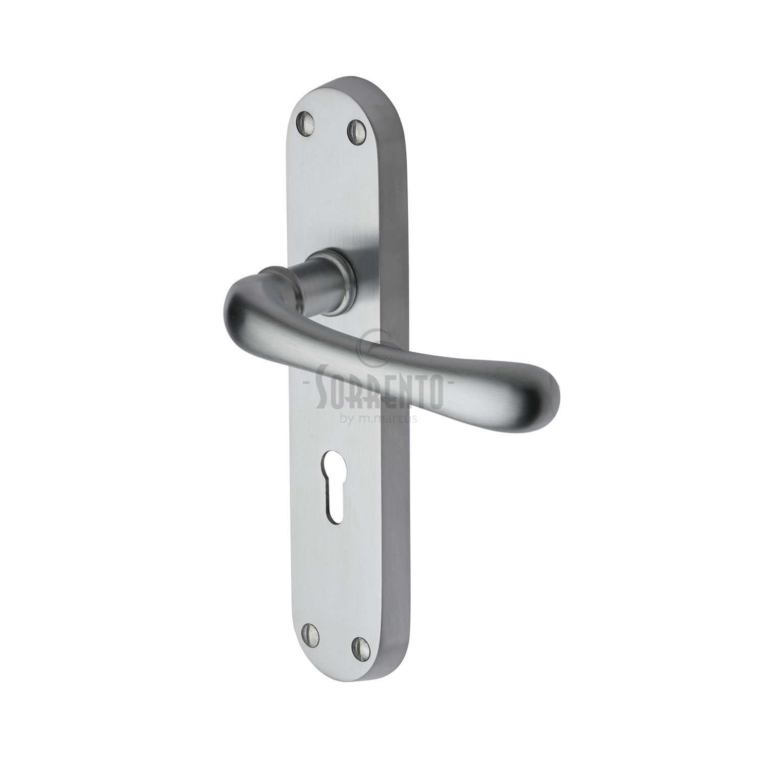 Donna Door Handle on Plate - SC-6350-SC