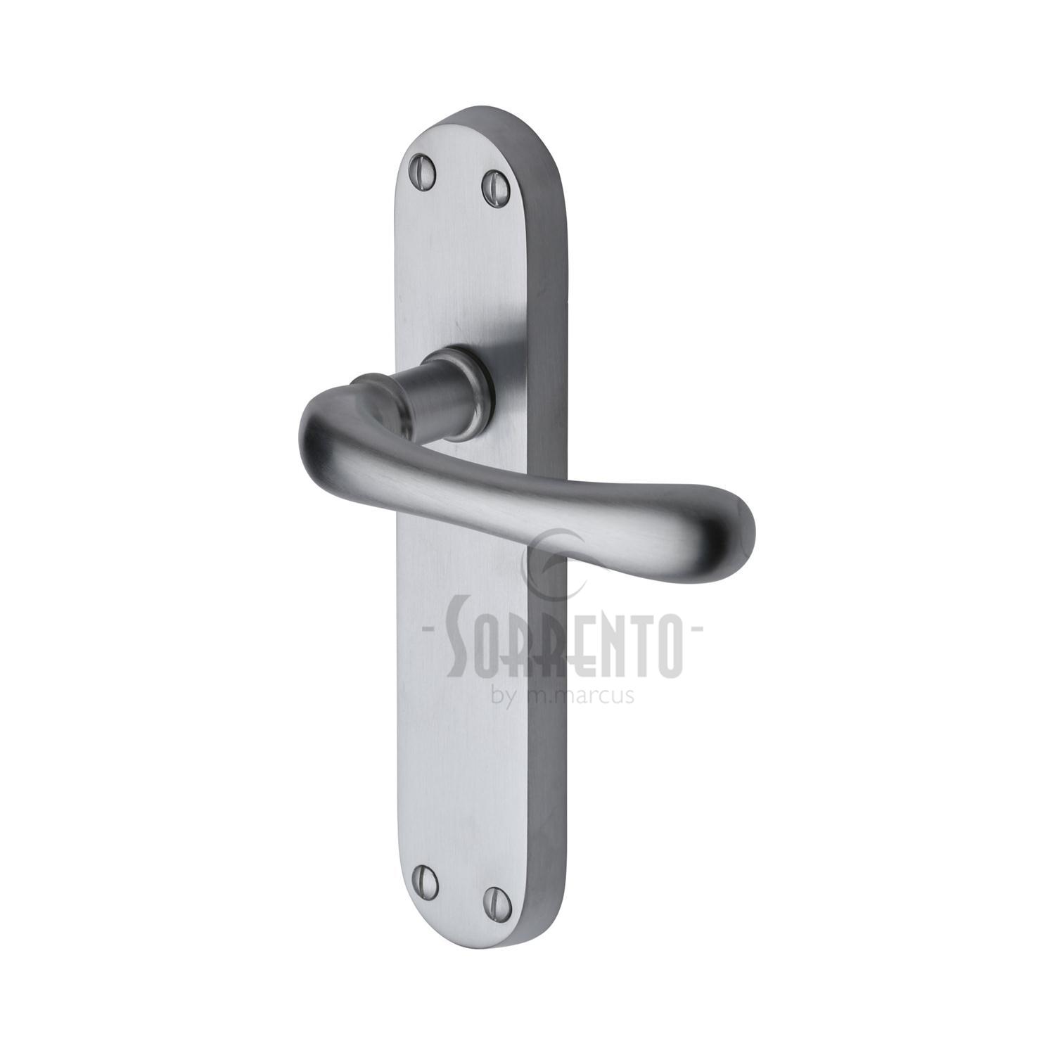 Donna Door Handle on Plate - SC-6360-SC
