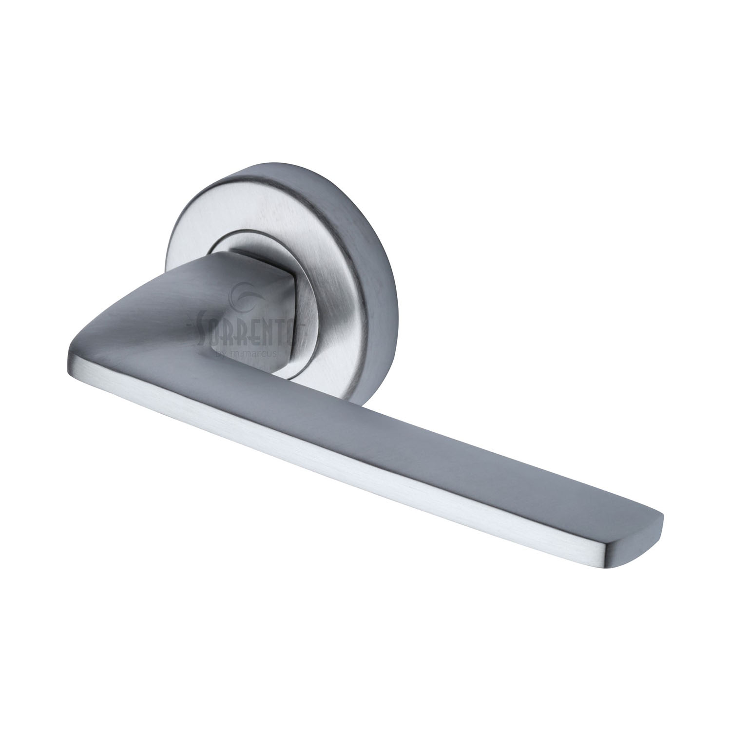 Diffuse Door Handle on Round Rose - SC-7400-SC