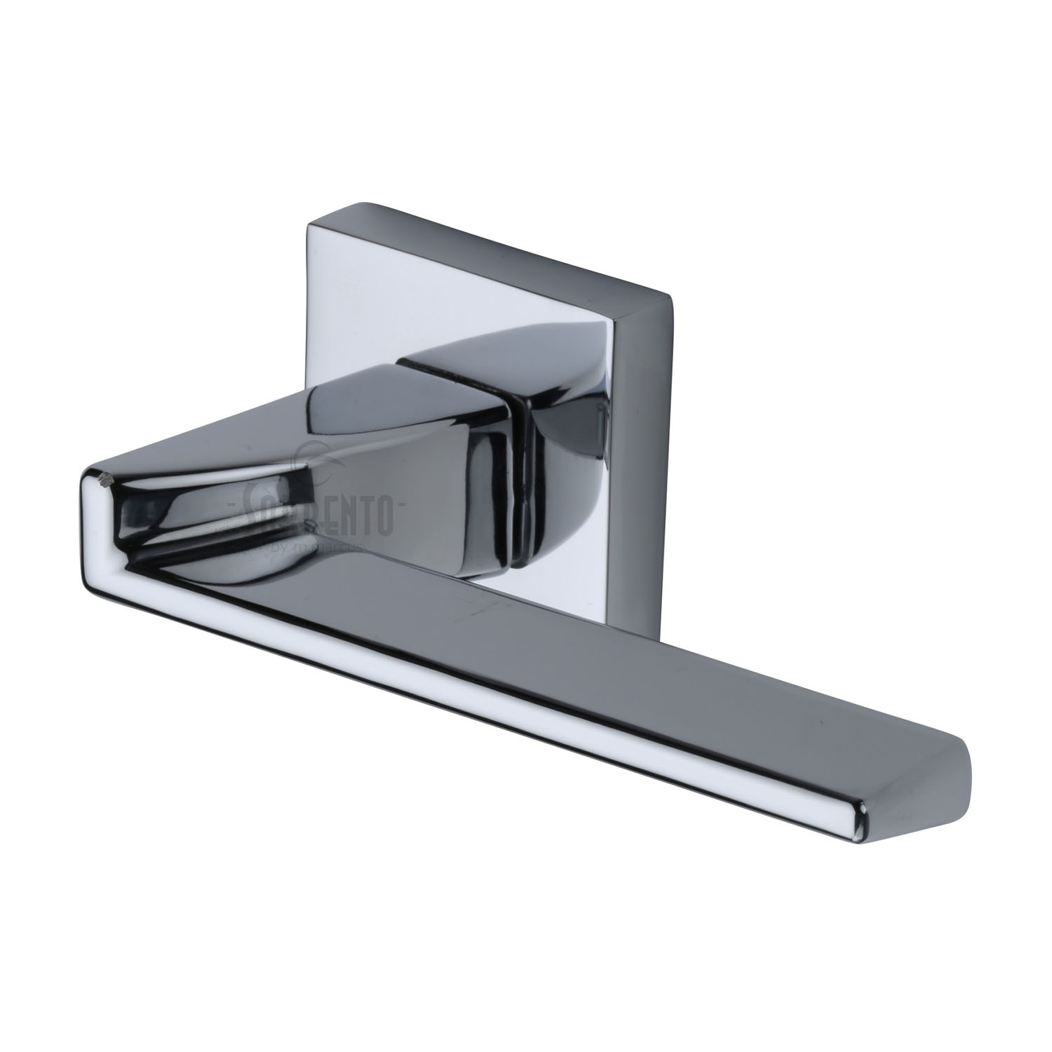 Laguna Door Handle on Square Rose - SC-CSQ6062-PC
