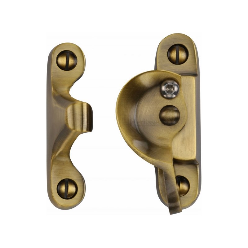 Fitch Pattern Sash Fastener Lockable - V2060L-AT