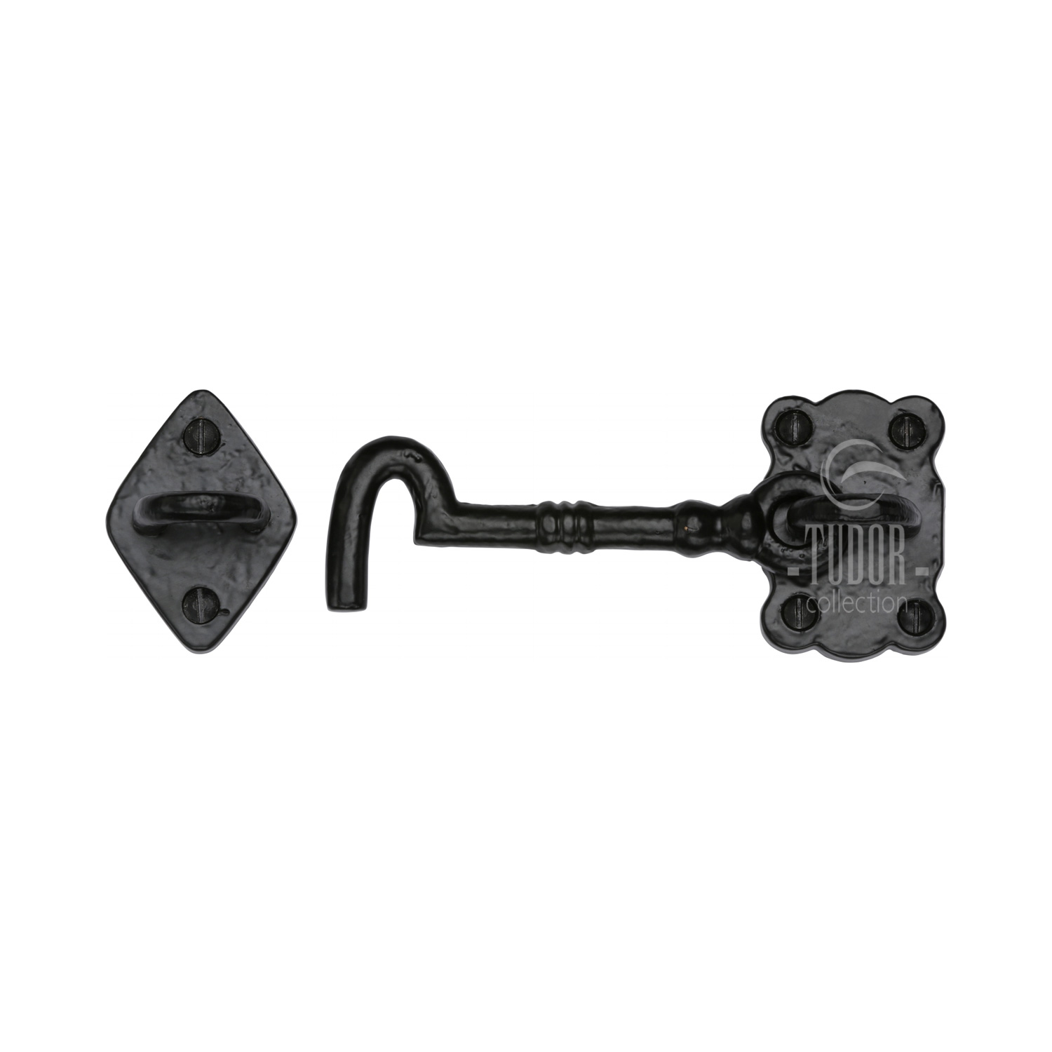 Tudor Cabin Hook Black Iron - TC153 106