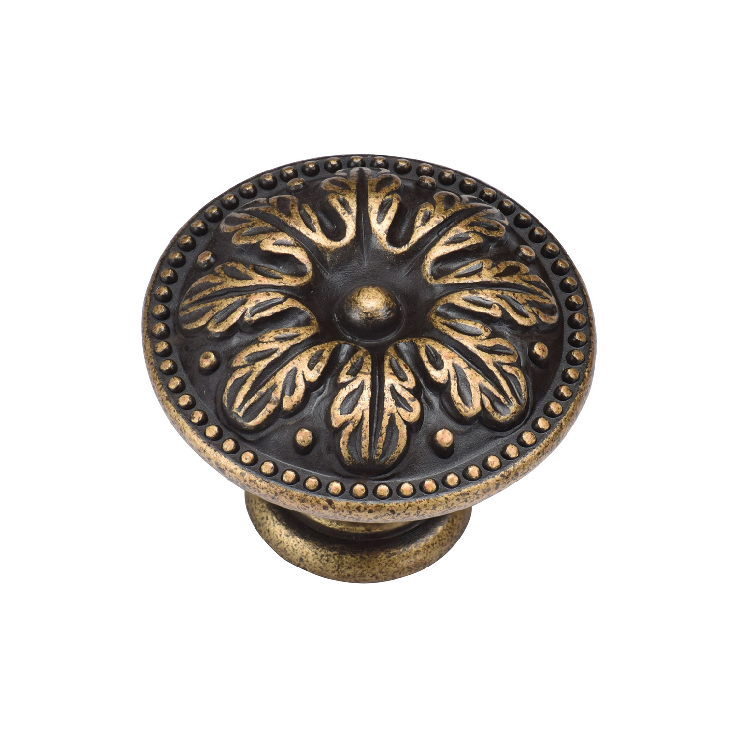 Floral Round Knob - TK4479-035-DBS
