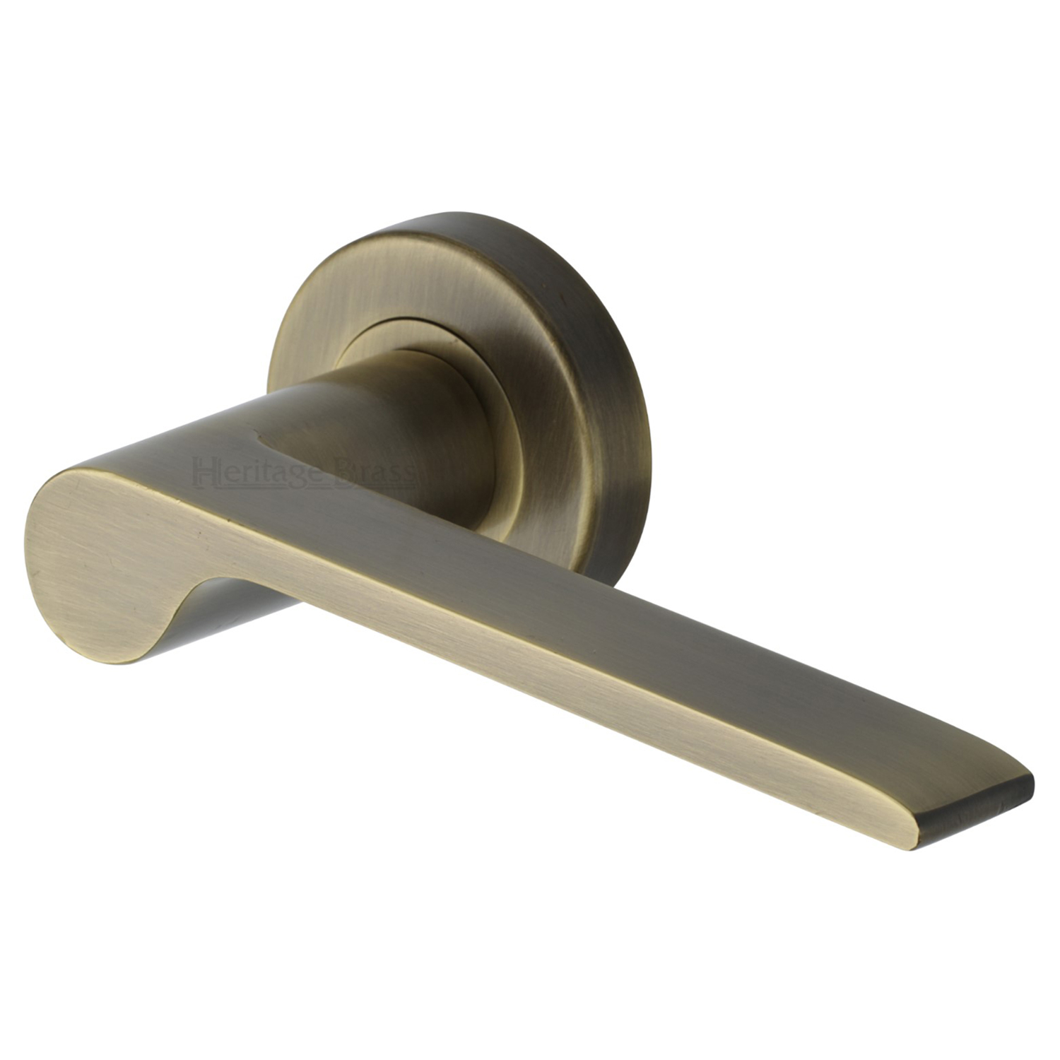 Julia Door Handle on Round Rose - V4190-AT
