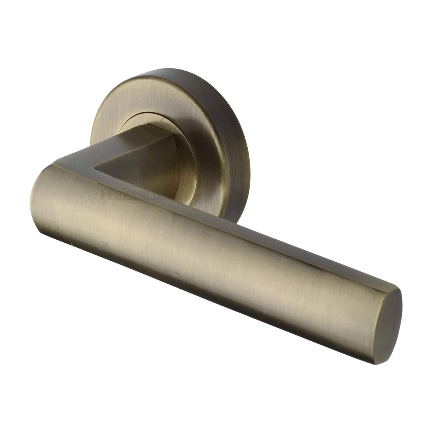 Poseidon Door Handle on Round Rose - V6230-AT