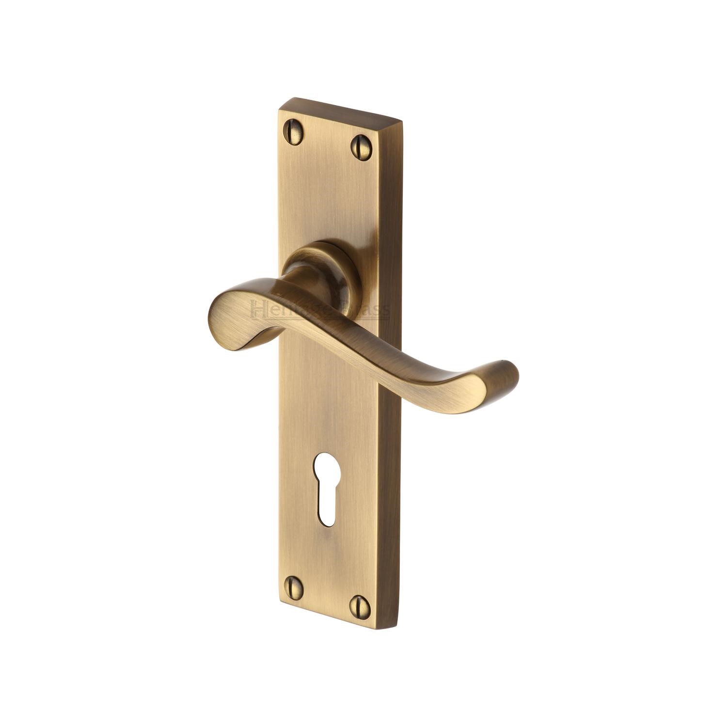Bedford Door Handle on Plate - V810-AT