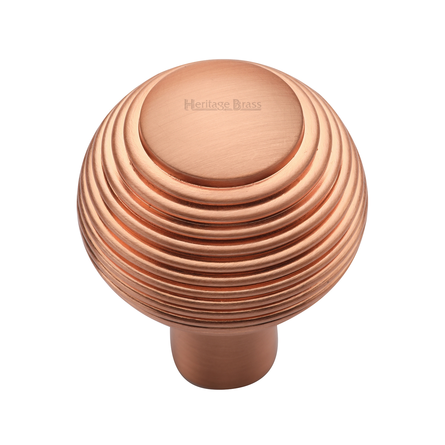 Reeded Cabinet Knob - V974 32-SRG