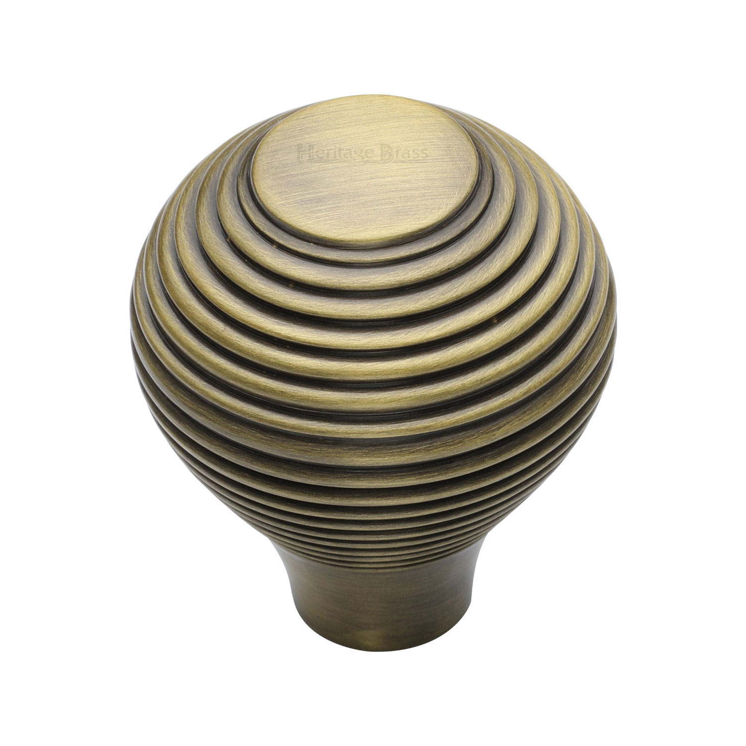 Reeded Cabinet Knob - V974 38-AT
