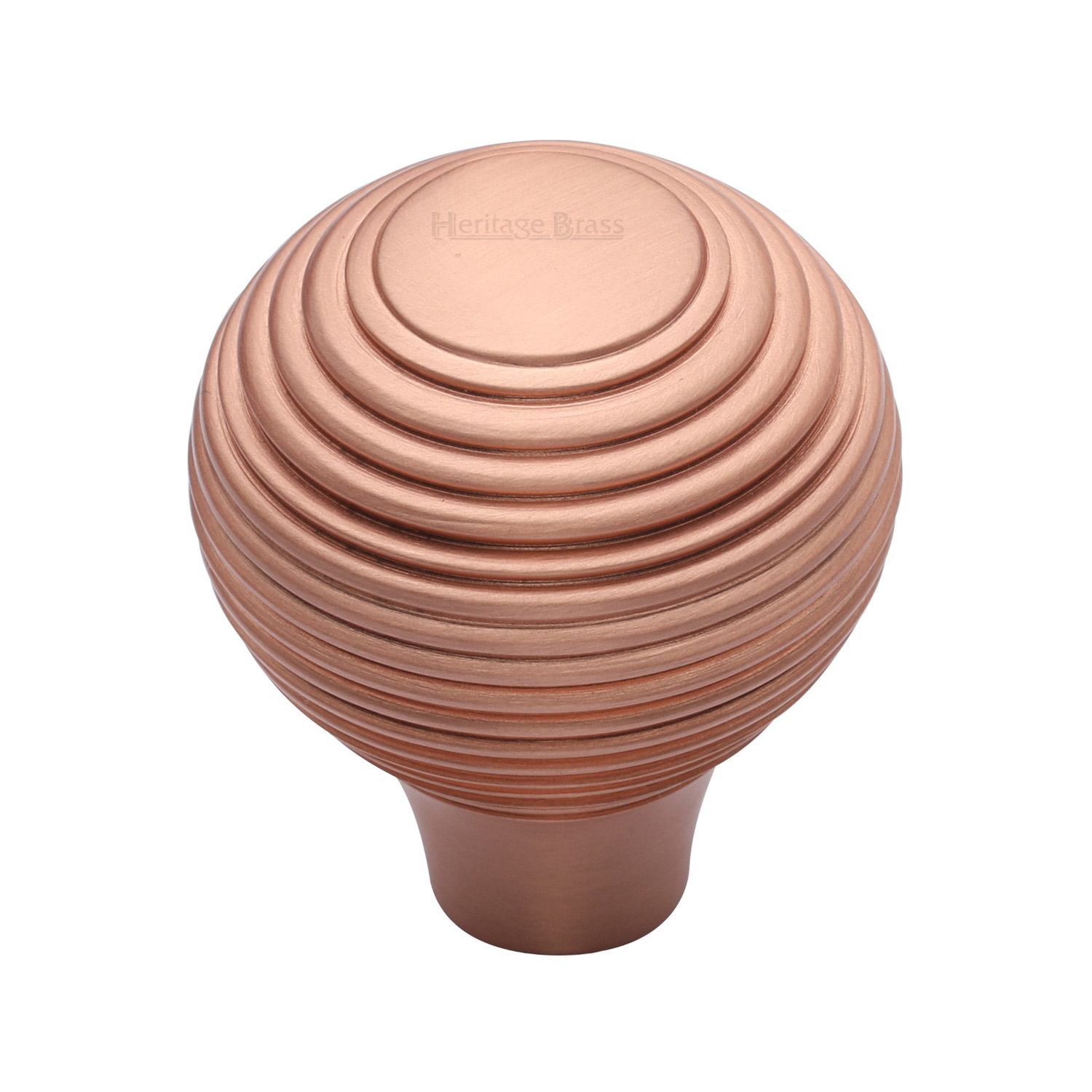 Reeded Cabinet Knob - V974 38-SRG