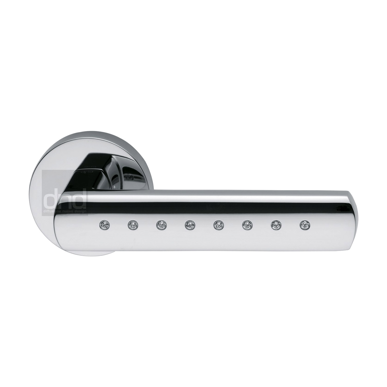Vita Door Handle on Round Rose - VS16-PC