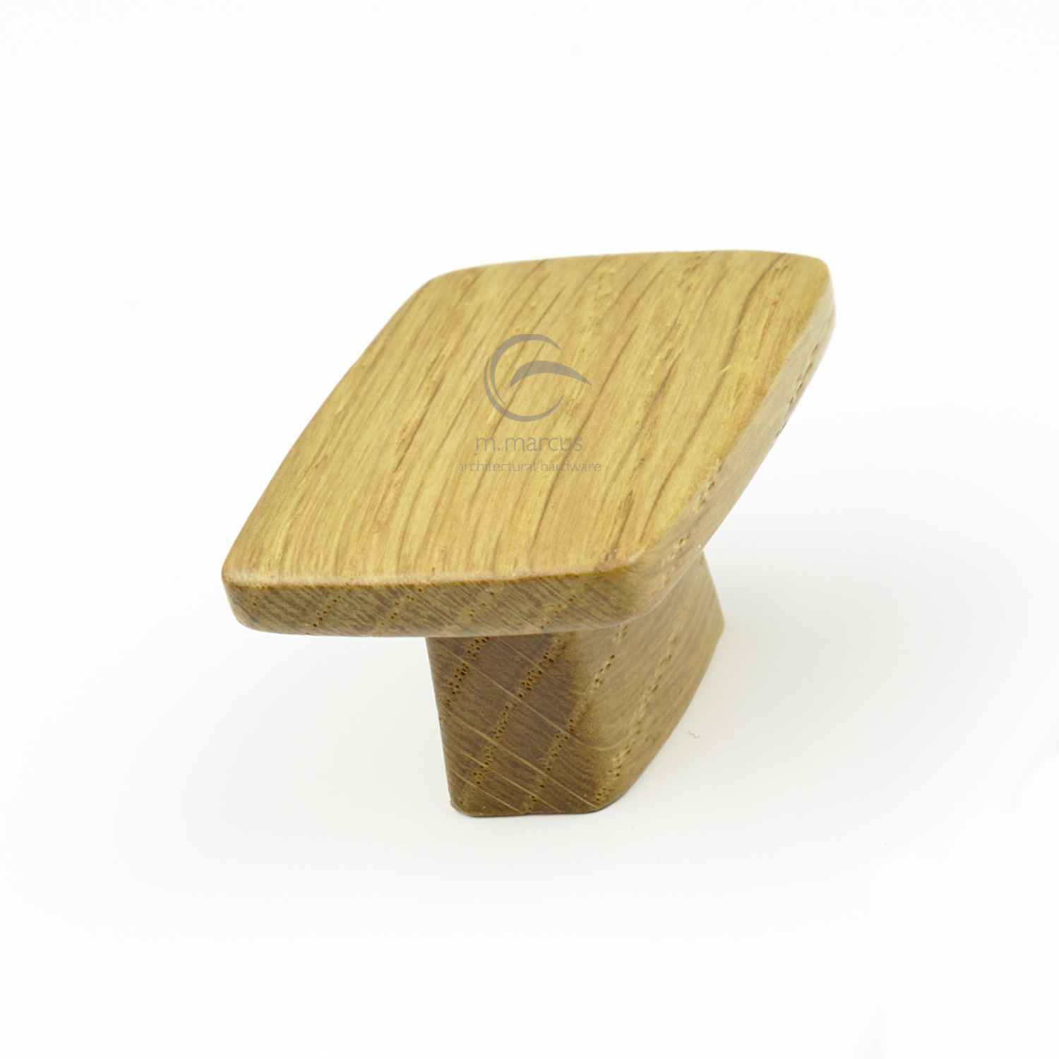 Wooden Cabinet Knob Square Quattro - W4431-16-OAK