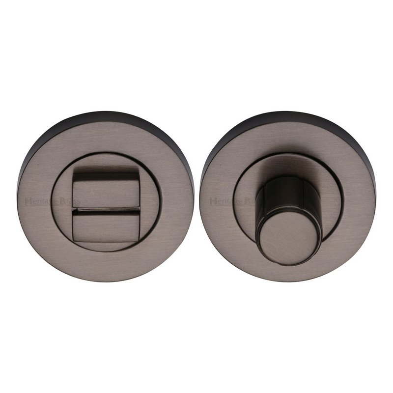 Round Bathroom Turn & Release - RS2030 - RS2030-MB