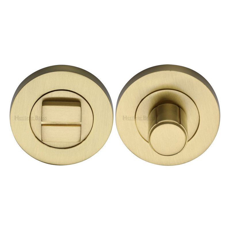 Round Bathroom Turn & Release - RS2030 - RS2030-SB