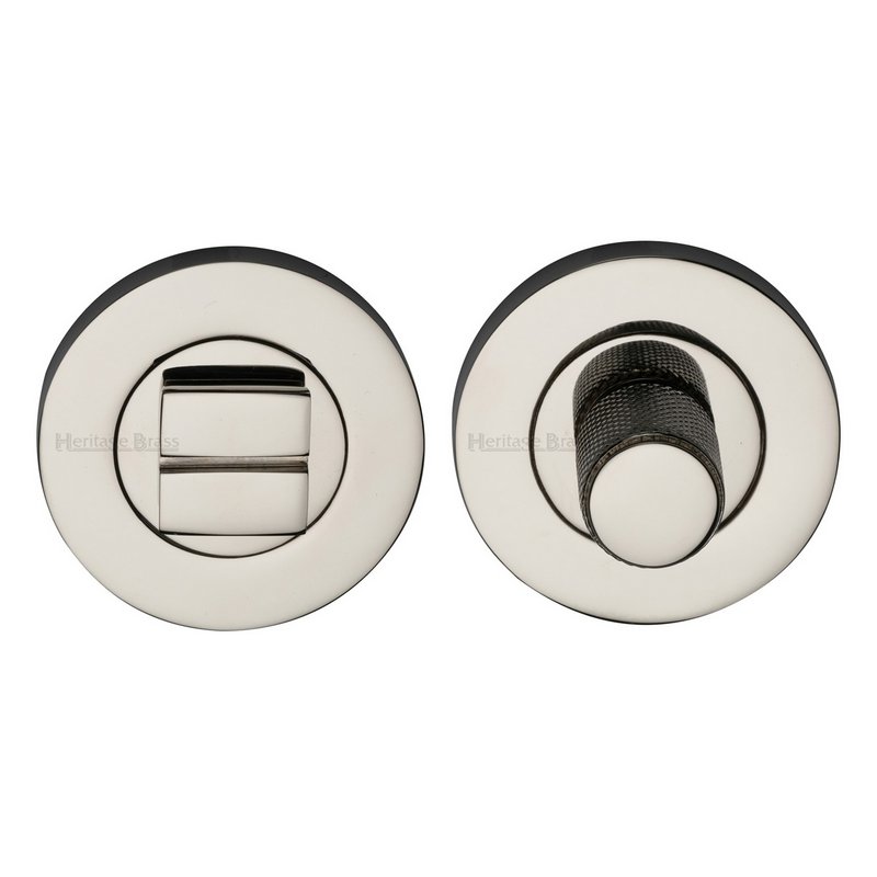 Round Knurled Bathroom Turn & Release - RS2030K-PNF