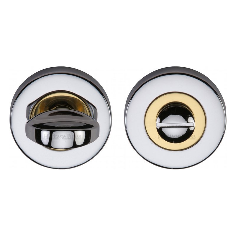 Round Bathroom Turn & Release - V0678 - V0678-CB