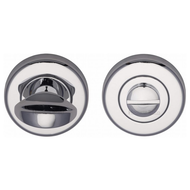 Round Bathroom Turn & Release - V0678 - V0678-PC