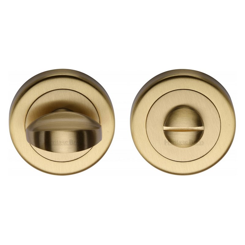 Round Bathroom Turn & Release - V0678 - V0678-SB